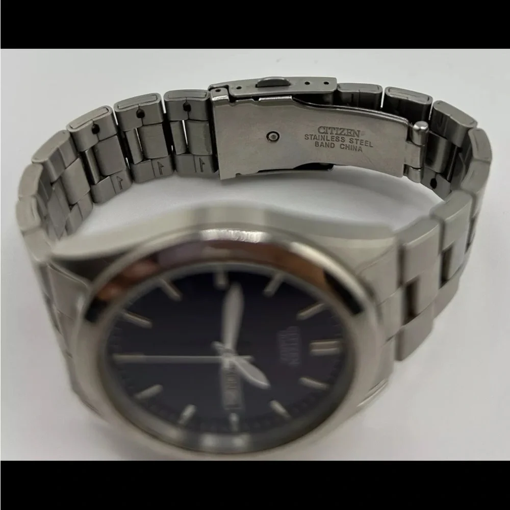 Citizen 40mm Silver Stainless Steel BF0500-57L #39 new battery